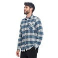 thumbnail image 5 of Ashford & Brooks Mens Flannel Button Down Plaid Long Sleeve Casual Shirt, 5 of 5