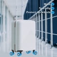 thumbnail image 5 of MEETSWEET Silicone Luggage Wheel Sleeves 9 pieces Blue, 5 of 7