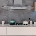 thumbnail image 2 of Combo campana extractora GUTSTARK Cristal 90cm con Parrilla de 5 Quemadores, 2 of 10