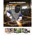 thumbnail image 6 of KFFKFF Flame-Resistant Welding Sleeves, Durable Sheepskin & FR Cotton Arm Protection for Men and Women, Heat-Resistant with Elastic Cuffs for Welding, Woodworking, and Blacksmithing, 6 of 9