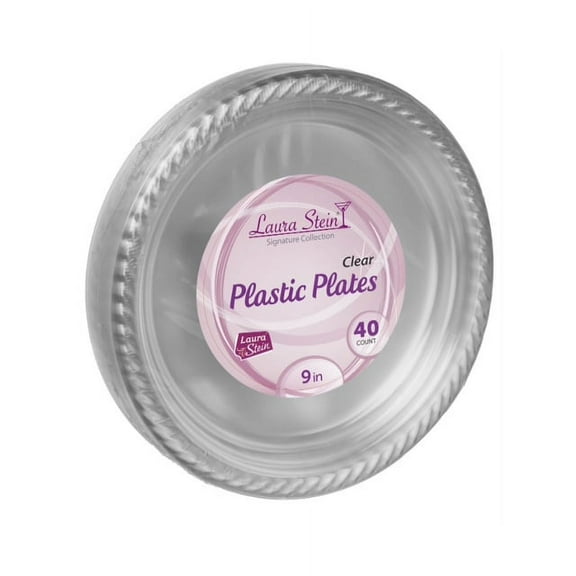 9" Clear Plastic Plates *Case of 480*