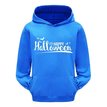 

KTMKH Girl Boy Sweatshirts Child Toddler Boys Girls Halloween Long Sleeve Cartoon Prints Warm Hoodie Pullover Tops Kids Sweat for 2-3 Years