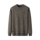 thumbnail image 3 of Suéter de terciopelo de hurón para hombre, suéter de invierno con forro polar, grueso, cuello redondo, suelto, de color sólido, para hombre, cálido y combinable, 3 of 5