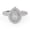 White Gold, variant on Teardrop Double Halo Engagement Ring for Women, IGI Certified 0.90 Carat (ctw) Pear And Round Cut Lab Grown Diamond Ring In 14K Solid Rose Gold F-G, VS-SI Quality Ring Size-9