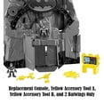 thumbnail image 3 of Replacement Console, Yellow Accessory Tool A, Yellow Accessory Tool B, and 2 Batwings for Fisher-Price Imaginext DC Super Friends Batcave Playset - V8945, 3 of 5