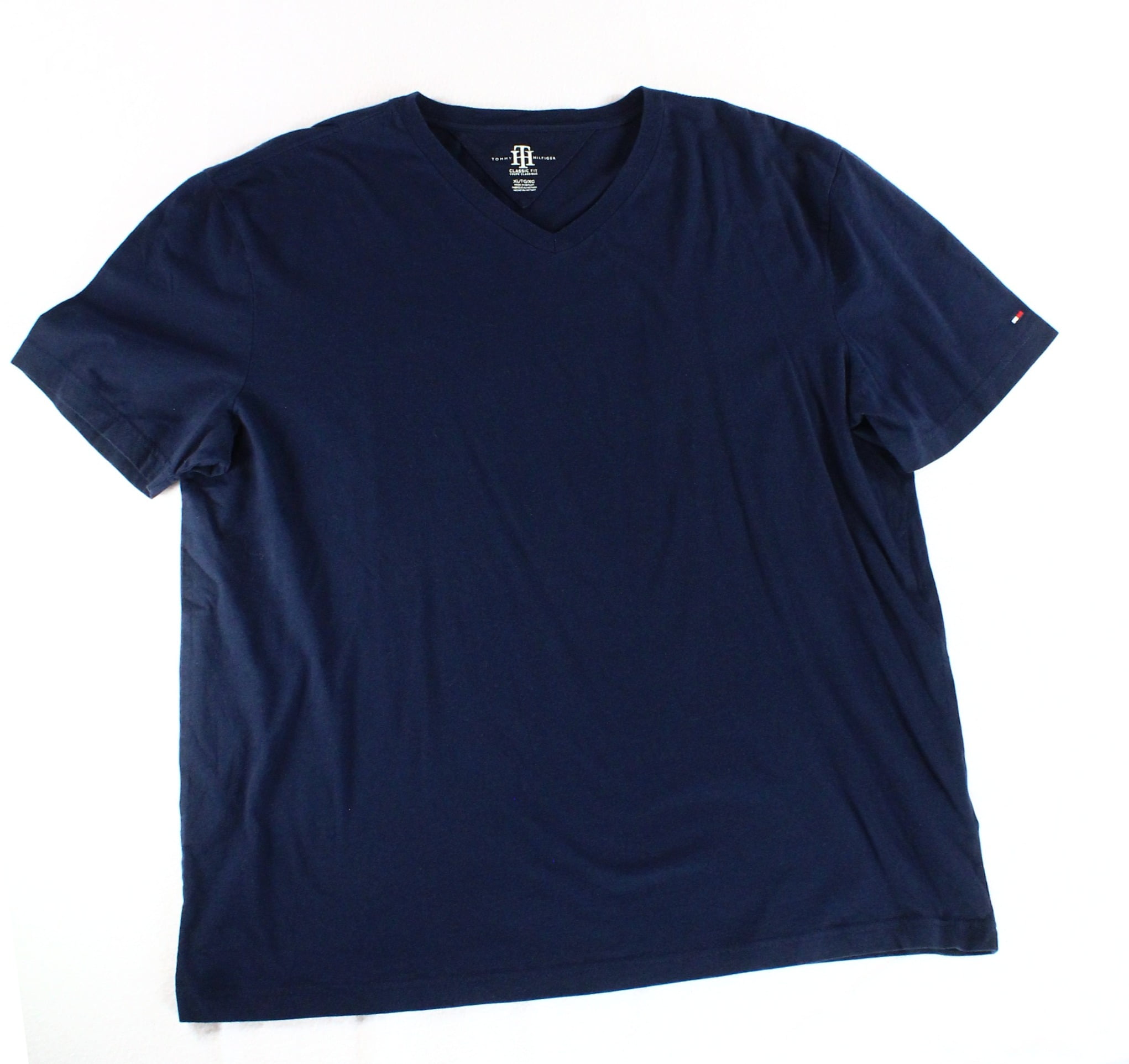 Tommy Hilfiger Tommy Hilfiger NEW Blue Navy Mens XL VNeck Tee