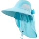thumbnail image 1 of Womens Sun Hat UV Protection, Foldable Waterproof Wide Brim Bucket Hats with Neck Flap for Summer Beach Fishing Hiking, 1 of 5