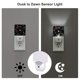 thumbnail image 3 of Balery Galaxy Luz Nocturna LED con Sensor Automático, Enchufe con Sensor Crepuscular, Luz Suave de 0.5W para Dormitorio, Pasillo, Baño-US, 3 of 7
