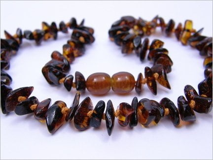 amber teething necklace walmart