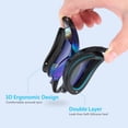 thumbnail image 5 of IPOW Adjustable Anti-fog UV Protection No Leaking Eye Protect Swimming Goggle Mirror Coated Lens Swim Goggles Glasses with Storage Case for Adult Triathlon Men Women Youths Kids Children, Black, 5 of 8