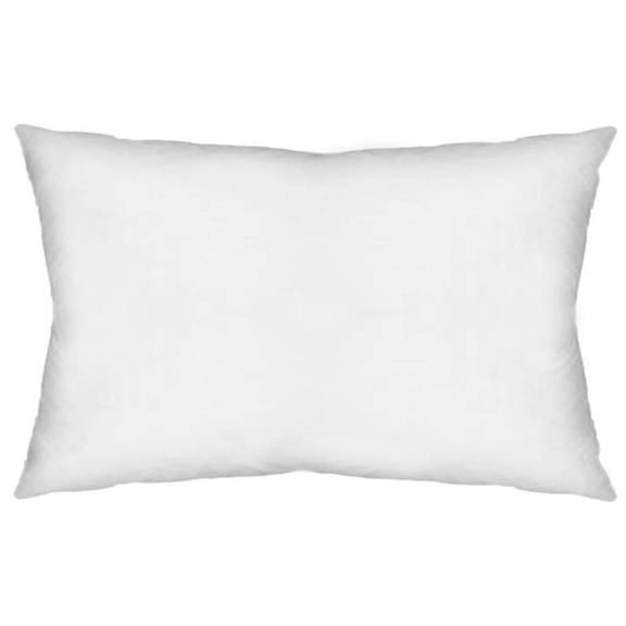 Mercana 21 x 13 White Fabric Down pillow insert