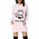 thumbnail image 5 of Vestido de suéter de mujer HELLO KITTY Vestido largo con capucha Vestido con capucha Otoño Anime Estampado de tinte 3D Suéter casual Vestido de suéter sexy para mujer, 5 of 5