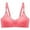 Pink, variant on Womens Bras Plus Size Support T-shirt Bras Seamless Comfy Bralettes Elegant Breathable Full Figure Bras
