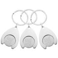 thumbnail image 4 of Miangastore 3pcs Shopping Trolley Tokens Key Ring Metal Token Coin Keyring Coin Keychain for Grocery Shopping Cart, 4 of 7