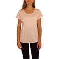 thumbnail image 1 of Reebok T-Shirt de Base Mini Burnout pour Femmes, Rose, Très Petit, 1 of 6