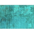 thumbnail image 1 of Ahgly Company Indoor Rectangle Oriental Turquoise Blue Industrial Area Rugs, 4' x 6', 1 of 4