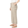 thumbnail image 5 of Woman Within Plus Size Convertible 2-in-1 Cargo Pant & Capri Elastic Waist, 5 of 6