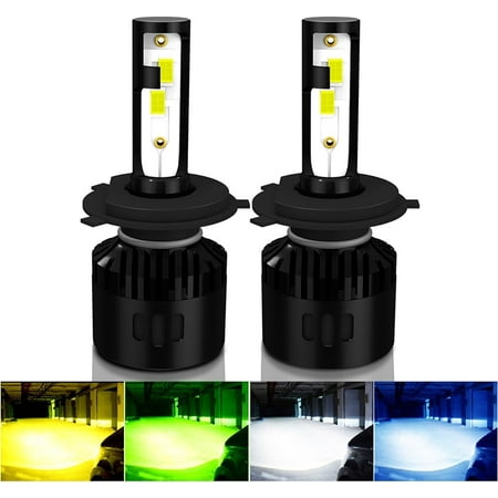 

T-T Car fog light accessories 2pcs 20000LM Car Haedlight H4 H7 H1 LED H8 H9 H11 9005 9006 HB4 H3 880 3000K 6500K 8000K Auto fog Light 12V LED Bulb 3570 CSP (Color : White Size : H1)-0