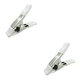 thumbnail image 3 of Scienceny Abrazadera de resorte de Metal portátil para fotografía, Clip de invernadero para carpintería, sujetador en forma de A, accesorio de Blanco 2piezas, 3 of 6