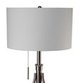 thumbnail image 2 of Furniture of America Coria Contemporary Metal 16" Table Lamp in Brushed Silver, 2 of 3