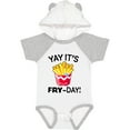 thumbnail image 3 of Inktastic Yay Its Fry Day with Cute French Fries Boys or Girls Baby Bodysuit, 3 of 5