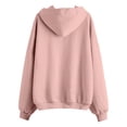 thumbnail image 6 of WULMLEO Zip Up Hoodie for Women Oversized Zip Up Y2K Hoodies Casual Long Sleeve Sweatshirts Fall Spring Track Jackets 2026 Light pink Polyester, 6 of 6