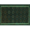 thumbnail image 1 of Ahgly Company Machine Washable Indoor Rectangle Persian Turquoise Blue Traditional Area Rugs, 2' x 3', 1 of 4