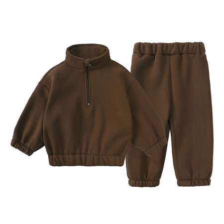 

FJUCHAI Kids Girls Boys Winter Tracksuit Set Toddler Long Sleeves Sweatshirt + Casual Pants Outfit 9 Months - 7 Years