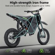 Electric Bike For Adults, Adult E-Bicycles 3500W 48V 23AH 60-70KM Range, Speed Max 63KM/H E-Mountain Bike with 14/12 Fat Tires,For Sandy/Muddy Roads