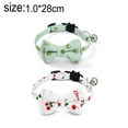 thumbnail image 2 of 2 Pack Breakaway Cat Collars with Bowtie, Safety Buckle Cat Collars with Bell, Summer Print Collars, 2 of 5