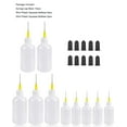 thumbnail image 4 of 20Pcs 30ml 50ml Precision Tip Applicator Bottles Kit, Dispensers Applicator Bottles for Liquid, Glue Oil, Acrylic Paint  10 Plastic Squeeze Bottles and 10 Black Syringe caps, 4 of 4