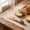 Rose Gold_New#17, variant on Titanium Coated Stainless Steel Spreader Knife with Ergonomic Handle for Cream Cheese and Charcuterie Board