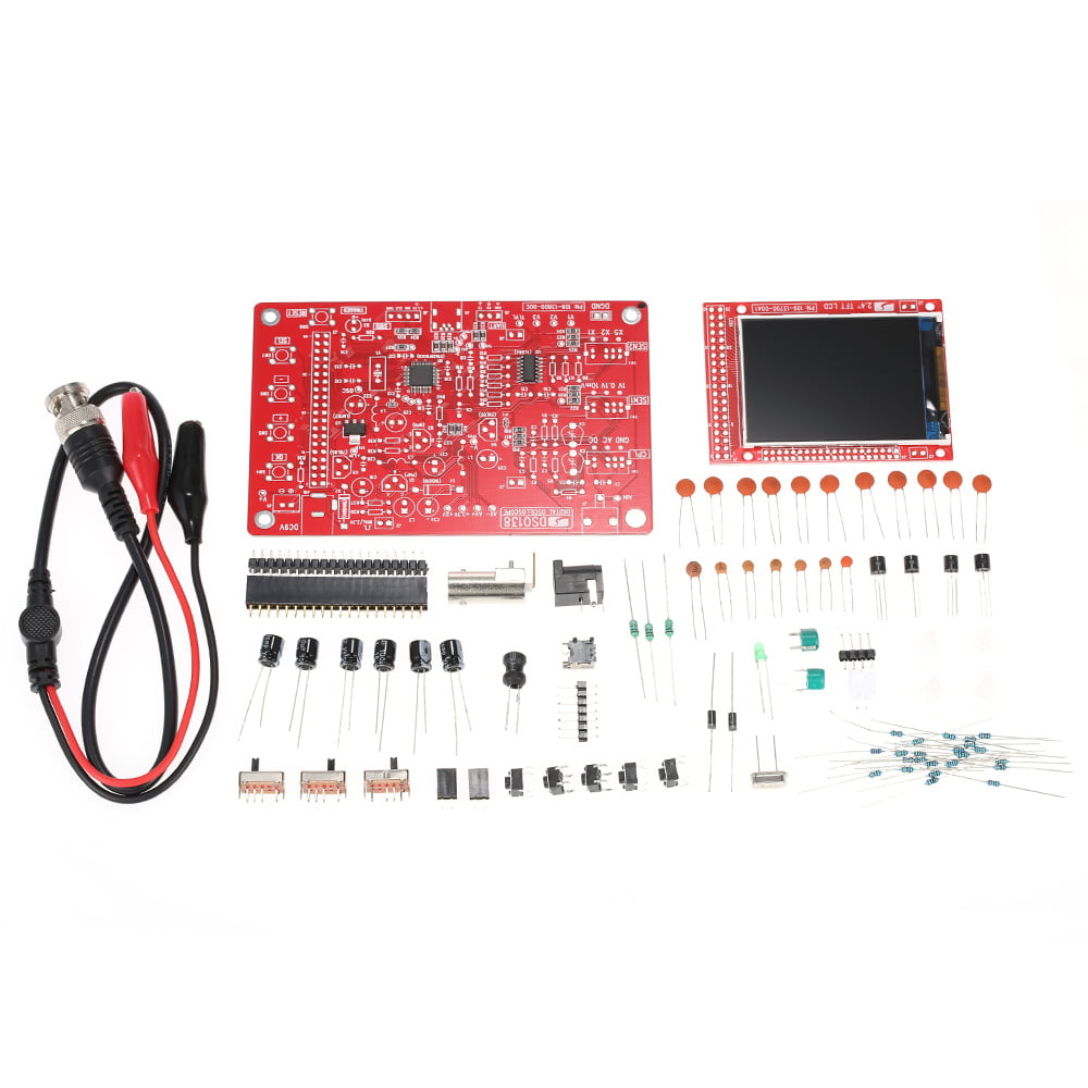 Probe New DSO138 TFT Digital Oscilloscope Kit DIY parts 1Msps Analog Bandwidth 