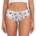 thumbnail image 1 of Fotbe Cherry Berries Calzones Estampados para Mujer – Ropa Interior de Algodón, Cómoda, Suave y Elástica-Medium, 1 of 6