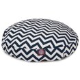 thumbnail image 2 of Majestic Pet | Chevron Round Pet Bed For Dogs, Removable Cover, Navy Blue, Small, 2 of 6