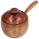 thumbnail image 1 of Jar de Condimentos, Duradero Sin Cajas de Sal de Olor peculiar Único con una Cuchara para la familia para la Tienda de Salsa de Sal de Azúcar Vinagre, 1 of 7