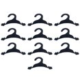 thumbnail image 1 of 10 paquetes de perchas para ropa para mascotas, perchas negras para ropa para mascotas, bonito plástico con estampado de pata fuerte para perros, gatos, mascotas, niños pequeños, perchas pequeñas, 1 of 6