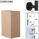thumbnail image 4 of Toallero montado en la pared Perchero para batas de baño Gancho para bata de baño Negro mate SUS 304 Toallero de acero inoxidable resistente Perchero Albornoz Gabinete Esponja, 4 of 5