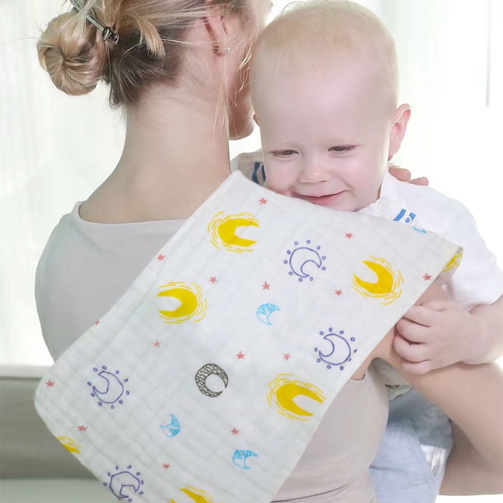 Pregnancy Gifts for First Time Moms - 11 in 1 100% Organic Cotton baby bibs/burp cloths/baby sock/gloves and handkerchief, baby Baby Welcome Box, New Born Boy Baby Gift, Christmas Gifts