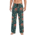 thumbnail image 7 of FORMRS Mens Pajama Pants with Pockets Soft Cotton Sleepwear Lounge Bottoms, Sizes S-2XL, Floral Christmas, 7 of 7