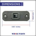 thumbnail image 2 of Whole Parts Dryer Lever Holder Assembly Part# DC97-17991A - Replacement and Compatible With Some Samsung Dryers, 2 of 7
