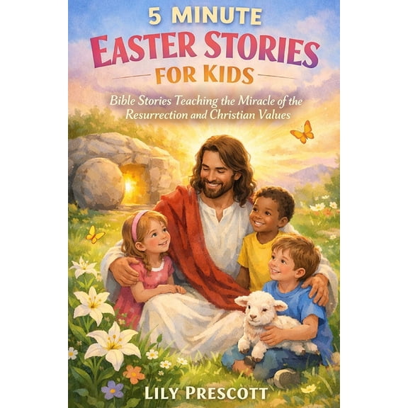 5 Minute Easter Stories for Kids: Bible Stories Teaching the Miracle of the Resurrection and Christian Values, (Paperback)