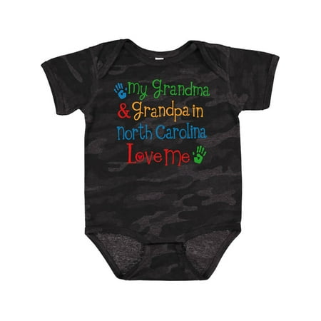 

Inktastic North Carolina Grandma Loves Me Gift Baby Boy or Baby Girl Bodysuit
