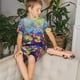 thumbnail image 4 of Balery Spring Flower Seasonal Conjunto de Pijama Infantil de Manga Corta con Estampado – Ropa de Dormir de Algodón Suave-4X-Large, 4 of 6