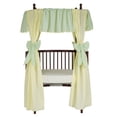 thumbnail image 6 of Baby Doll Bedding 12 Piece Solid Reversible Round Crib Curtain and Valance Set, 6 of 7
