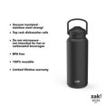 thumbnail image 3 of Zak! Liberty Stainless Steel Double Wall Insulated Tumbler 32 oz. Ebony (0015-X033), 3 of 6