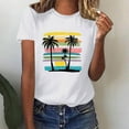 thumbnail image 2 of Women Summer Tops With Sleeves Womens T Shirts Casual V Neck Casual Summer Clothes for Women Over 50, 2 of 7