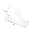 thumbnail image 2 of FUTUREORYY Woodworking Router Template 1Set for Cutting Board Handle in Transparent Acrylic, 2 of 8