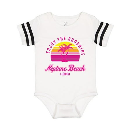 

Inktastic Summer Enjoy the Sunshine Neptune Beach Florida in Pink Gift Baby Boy or Baby Girl Bodysuit