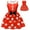 A, variant on Girls Mini Mouse Costume w/Headband Halloween Polka Dots Birthday Bowknot Dress, Size 3-4T